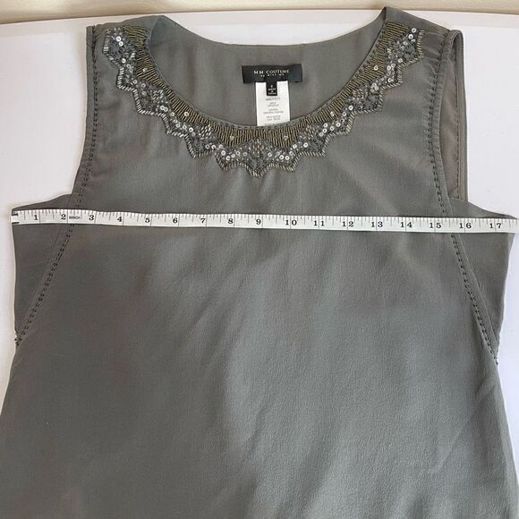 MM Couture| By miss me| 100% silk| Small| sleeveless top - Picture 3 of 14
